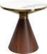 Kare Design Bijzettafel Cono Keramiek Ø50cm Bruin
