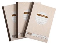 Le Dauphin - Set van 3 doorschrijfboeken - Facturen - Zelfdoorschrijvend - Duplicaat - 50 bladen - 21 x 14,8 cm