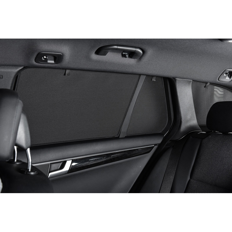 Privacy shades en (achterportieren) passend voor Honda Jazz III 2008-2015 (2-delig)