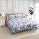 Emma Barclay Butterfly Meadow Dekbed Eenpersoonsbed Zilver, 100% Polyester