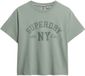Superdry Athletic Essentials Loose T-shirt Dames Light Jade Green