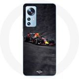 Maniacase Hoesje voor Xiaomi Mi 12 / 12X Formule 1 Max Verstappen F1 zwart rood en geel