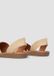s.Oliver Sandalen Dames Beige Platte Sandalen Maat 39