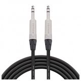 Studiospares Pro Neutrik Balanced / Stereo Jack Mogami Cable, 10m Black