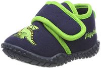 Playshoes pantoffels draak marine Maat: 18-19