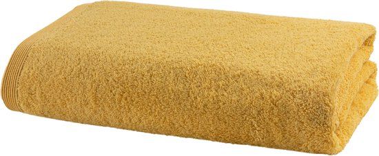 Casilin Como Badlaken - 100x150cm - Oker Geel - Katoen - 500 g/m2