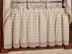 Sweet Home Collection Keuken Venster Gordijnen Paar, Toast, 24" x 60" Tier