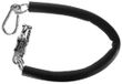 Kerbl 321414 Aansluitketting met PVC-coating, 50 cm, paniekhaak en karabijnhaak, zilver