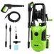 COOCHEER Hogedrukreiniger met slanghaspel | 230 V 2200 W | Max. debiet: 460 l/h| 160 bar | 5 m hogedrukwaterleiding + 5 m stroomkabel, 500 ml reinigingsmiddeltank
