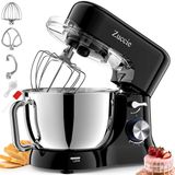 Merkloos Keukenmachine keukenrobot mixer - 1000 W - 5,2 liter - RVS kom - Zwart