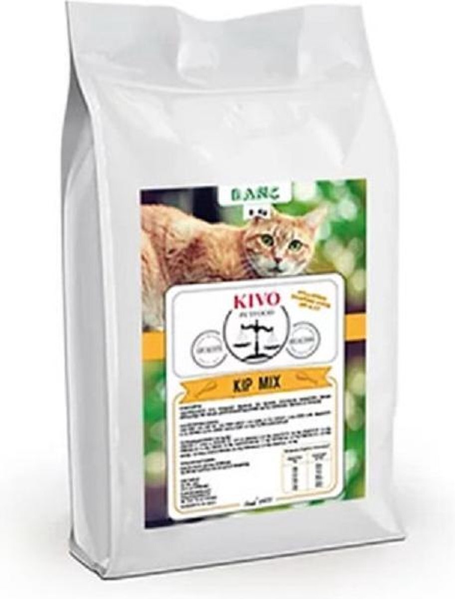 Kivo Petfood Kat - Kattenbrokken Kipmix Adult - kieskeurige eter - 5 kg