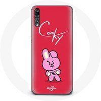 Maniacase Hoesje voor Huawei P20 Pro BTS Bangtan Boys BT21 Cooky Rode Achtergrond