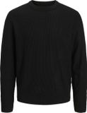 JACK&JONES JJROY KNIT CREW NECK AW25 Herren Strickpullover Schwarz S