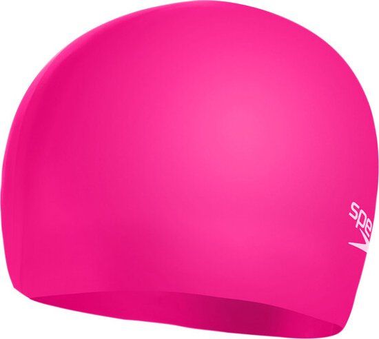 Speedo Plain Moulded Silicone Junior Badmuts - Roze - Unisex - Kinderen - One Size