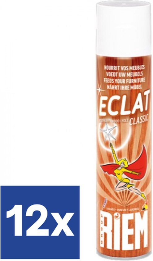 Riem Eclat - 12 x 600 ml - Meubelspray - Voordeelverpakking