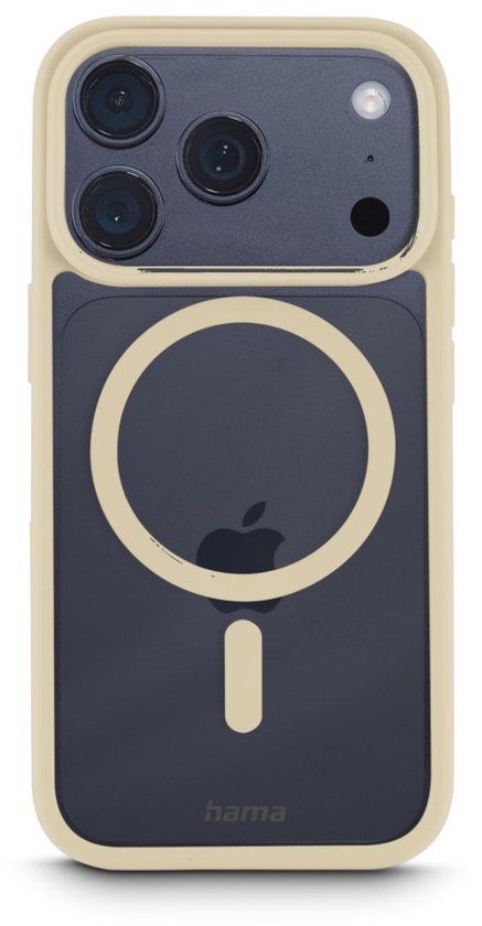Hama Frame Protect Cover voor iPhone 17 Pro - Beige