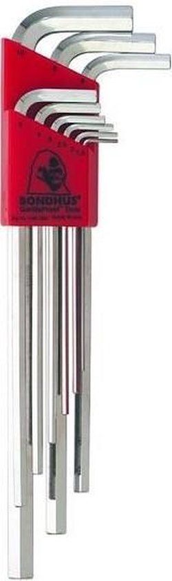Bondhus Haakse inbusset 1.27-10mm lang HLX15B BriteGuard