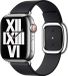 Apple Leather Band Modern Buckle voor de Apple Watch | 38/40/41/42 mm - Maat S - Midnight
