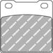 Ferodo Plaquettes de frein pour Moto Honda 250 Cb N 1978 à 1980 AV / FDB183P