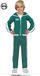 Guirca Korean Gamer Suit Participant Green Retro Tracksuit Child Costume Child