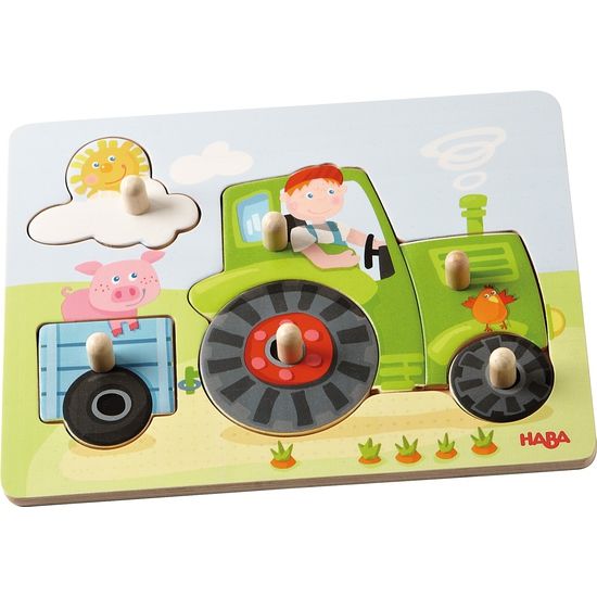 Haba Inlegpuzzel Peters boerderij - Hout - 1+ jaar