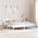 Maison Exclusive - Lit frame with headboard White 180 x 200 cm Solid pine wood