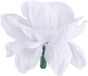 Rose artificielle, tête blanche, 5 cm