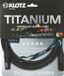 Klotz TI-M0300 Microkabel Titanium 3 m - Microfoonkabel