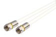 Kathrein ETF 800/S câble coaxial 0,8 m type F blanc