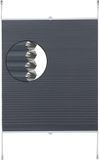 Bolt Edge Honinggraat Gordijn - Blauw - 95x130cm - Lichtdoorlatend - Zonder Boren