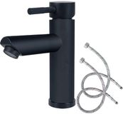 Ibenzoa® Stijlvolle Mat Zwarte Waschtischarmatuur Met Europese Uitstraling Voor Keuken En Badkamer
