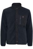 INDICODE JEANS Fleece jas 'Majsol' navy / zwart