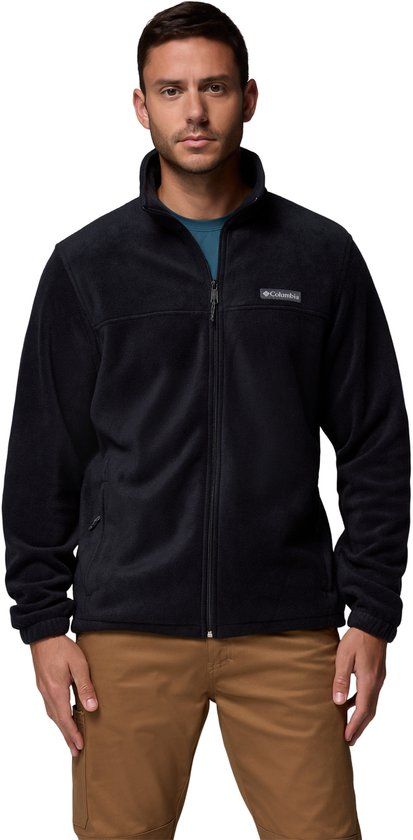 Columbia Steens Mountain™ Full Zip 2.0 Fleece Jas Heren - Fleece Vest met Volledige Ritssluiting - Maat S - Zwart
