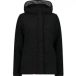 CMP Damesjack met capuchon, Wol/Polyester, Maat M, Zwart