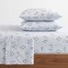 Eddie Bauer Warm en ademend geborsteld katoenen flanellen beddengoed voor zachtheid, decoratief en comfortabel, diepe zakken, Oeko-Tex gecertificeerd, skipinguïn, queensize