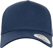 Flexfit - 5-Panel Curved Classic Snapback Pet - Blauw