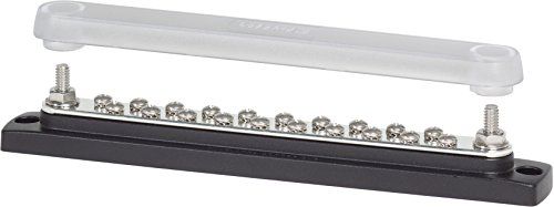 Blue Sea Systems 2312 BUSBAR 150 AMP 20X8-32 W/COVR