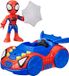 Spidey Arachno-Bolide véhicule, figurine de 7,5 cm, avec accessoires, Spidey et ses Amis Super-Héros, jouet à partir de 3 ans