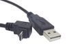 System-S Korte micro-USB-kabel met hoekstekkers 90 graden gebogen 20 cm