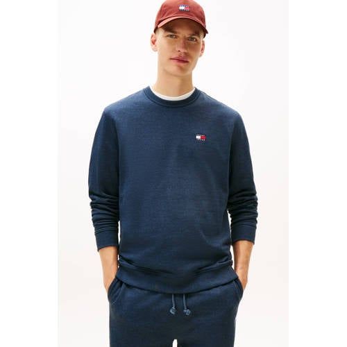 Tommy Jeans Reg Badge Crew E Sweater - Blauw - S