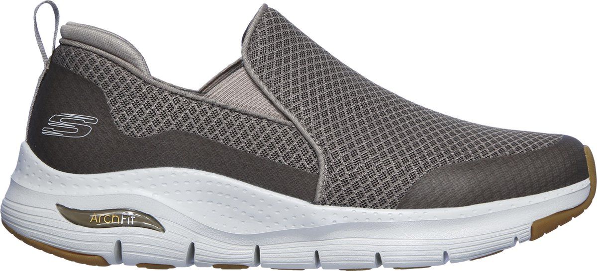 SKECHERS Arch Fit-Banlin Heren Instappers - Taupe - Maat 41
