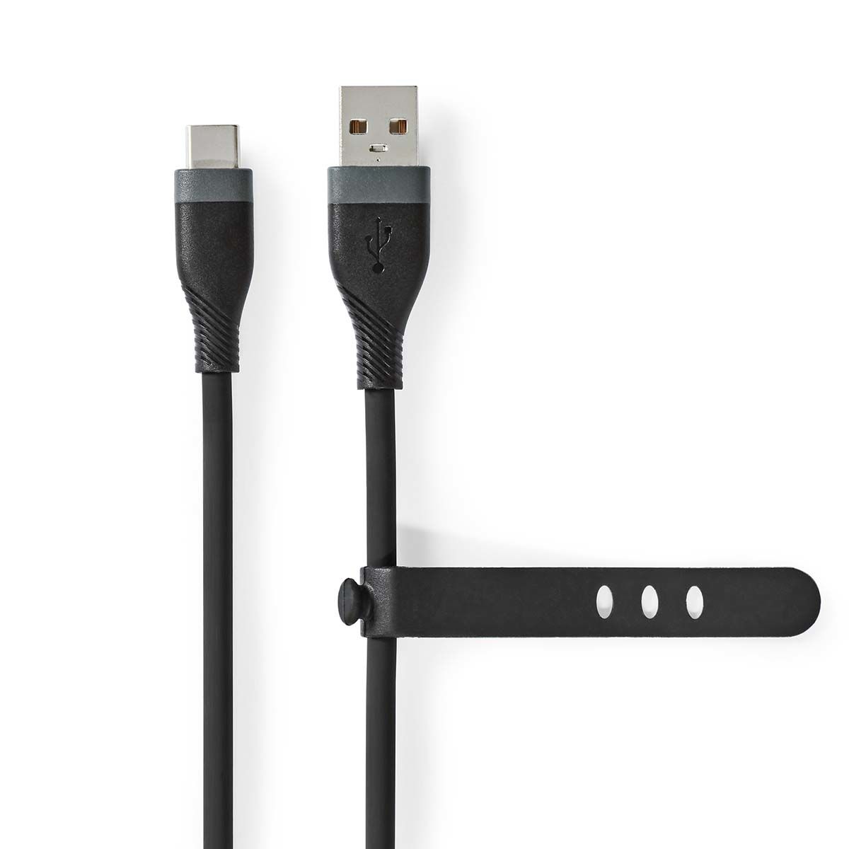 USB-A naar USB-C Kabel - 1.5m - Zwart