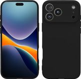 kwmobile telefoonhoesje geschikt voor Apple iPhone 17 Pro Max - Back cover in mat zwart