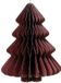 Kaemingk Suspension de Noël sapin marron pailleté 20 cm
