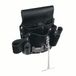 Klein Tools 5178 8-pocket gereedschapstas, leer, tunnel riemlus aansluiting, 27,9 x 25,4 cm zwart