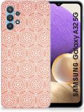 Samsung Galaxy A32 5G bumper TPU à motif Orange