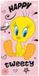 Looney Tunes Tweety Badlaken - Strandlaken - Handdoek - 70x140 cm - Sneldrogend