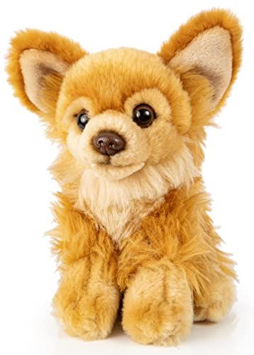 Uni-Toys Chihuahua bruin, zittend - 18 cm pluche hond
