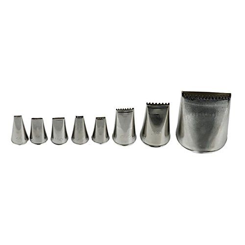 DECORA Nozzle 789 Zig-Zag Cake Icer - Stainless Steel - Silver - 6 x 6 x 5.5 cm
