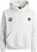 JACK&JONES JCOCREST PRINT SWEAT HOOD - Heren - Sweaters - L - Wit Melange